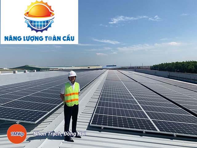 hệ thống điện mặt trời 1MWp tại Đồng Nai