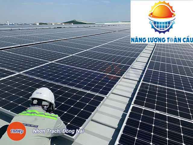 hệ thống điện mặt trời 1MWp tại Đồng Nai